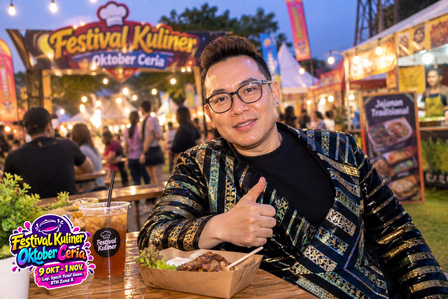 Festival Kuliner Oktober Ceria Hadir di Lapangan Syekh Yusuf Gowa, Libatkan UMKM dan Industri Non-Kuliner